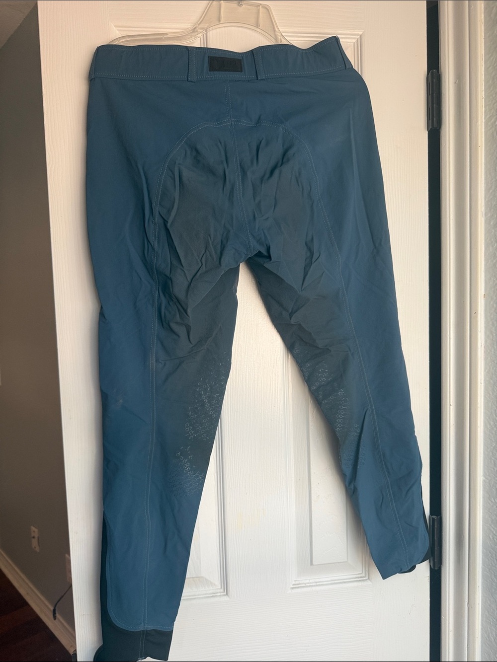 Teal Blue Equestrian Breeches - Picture 2 of 2